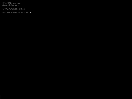brainf screenshot