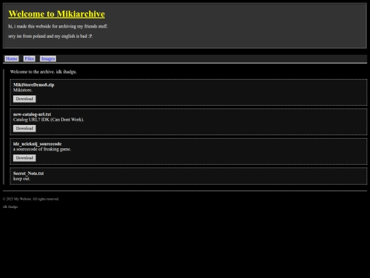 Website screenshot