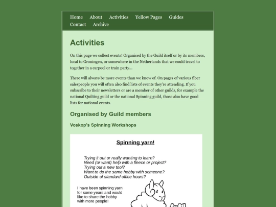 activities screenshot