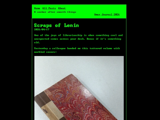 blog/posts/leninscraps screenshot