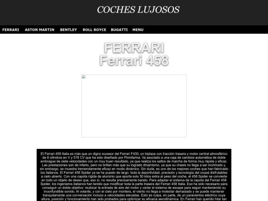 paginanueva/ferrari screenshot