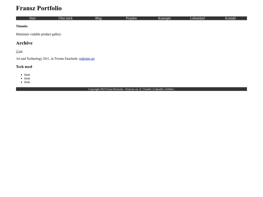 presentations/archive screenshot
