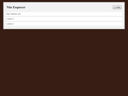 donotforget screenshot