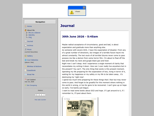 journal screenshot