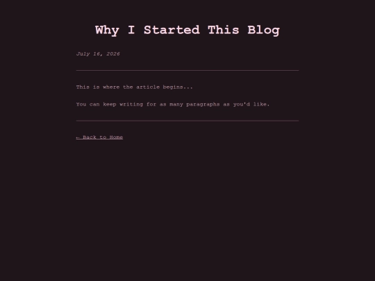 article_template screenshot