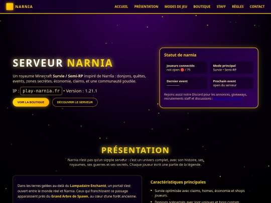 Website screenshot