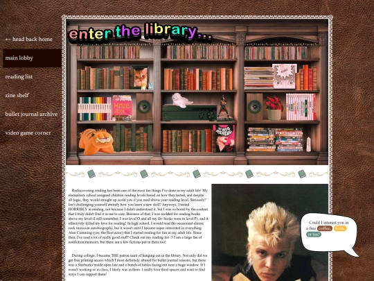 library screenshot