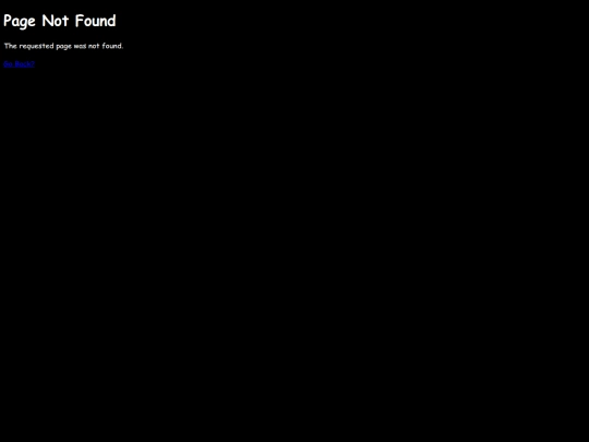 not_found screenshot