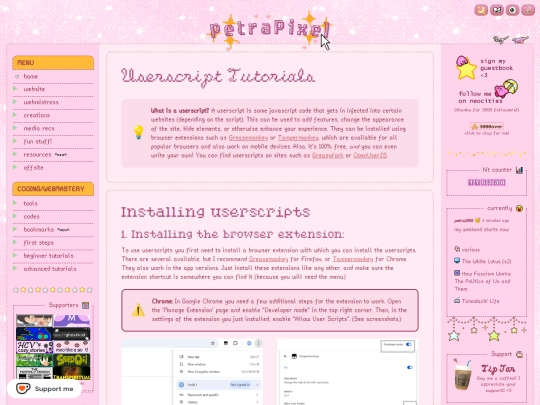 resources/userscript-tutorial screenshot