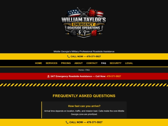 faq screenshot