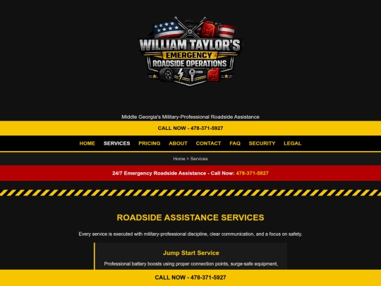 services screenshot