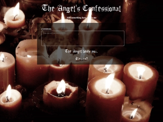 confessional screenshot