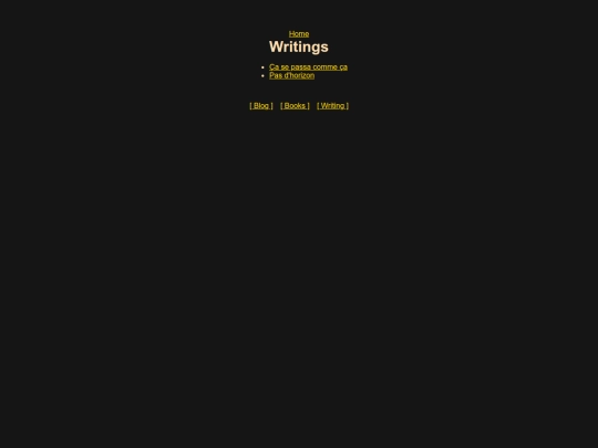 writing screenshot