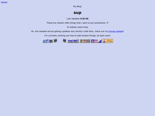 blog screenshot