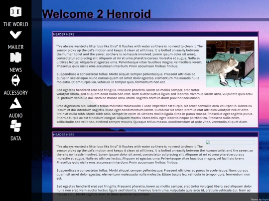 New Web/henroid screenshot