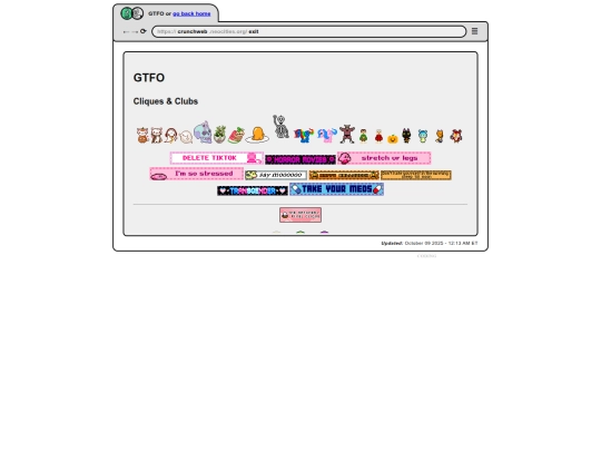 exit/cliques screenshot