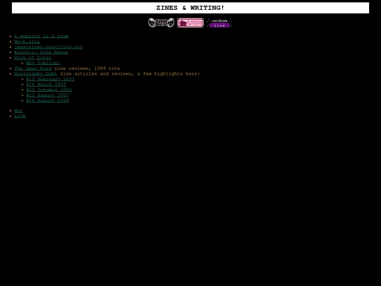 exit/zines screenshot