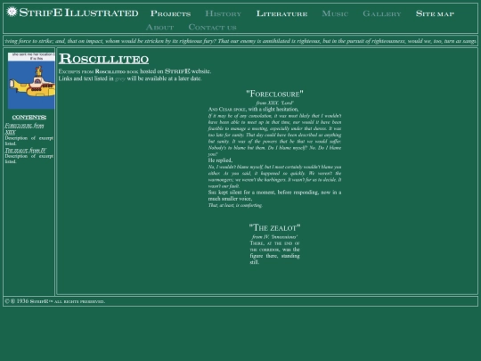 literature/roscilliteo screenshot