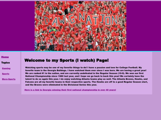Website screenshot