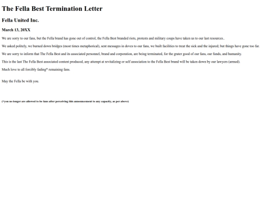 fella-termination screenshot