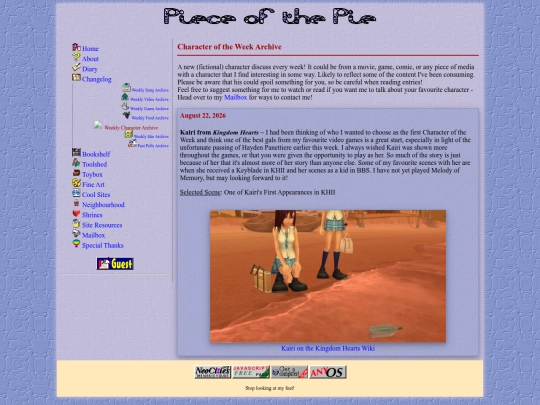 weekly_character screenshot