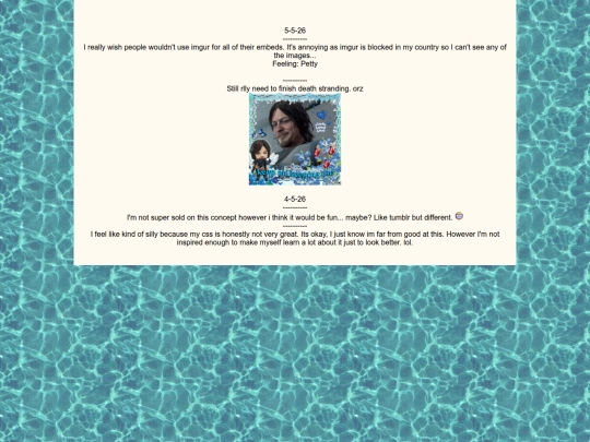 diary screenshot