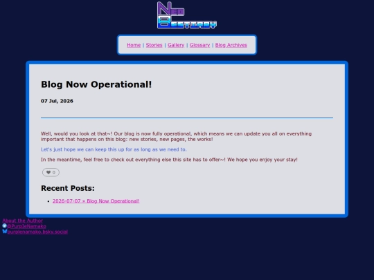 posts/2026-07-07-Blog-Now-Operational! screenshot
