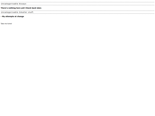 essays/misc screenshot