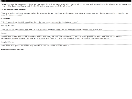 library/quotes screenshot