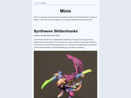 minis/page/1 screenshot