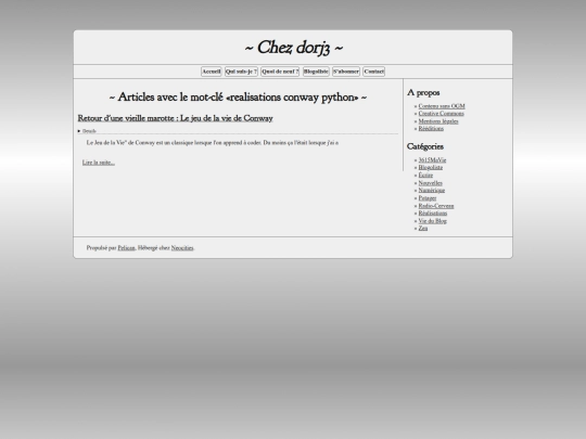 tag/realisations-conway-python screenshot