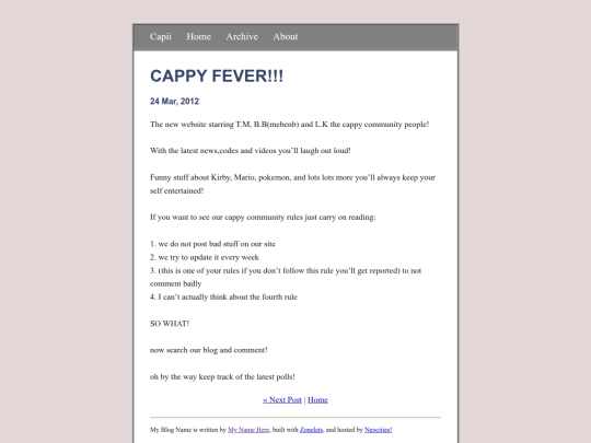 posts/2012-03-24-CAPPY-FEVER screenshot