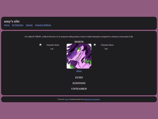 Website screenshot