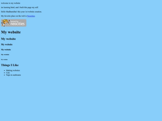 index screenshot