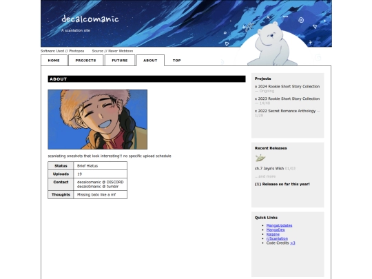 Website screenshot