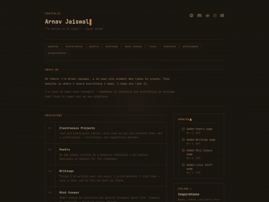 Website screenshot