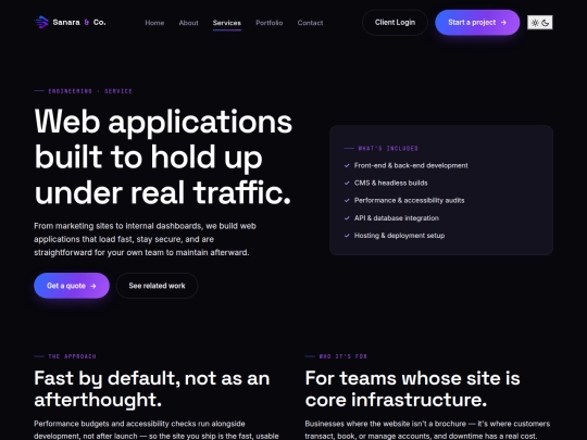 services/web-development screenshot