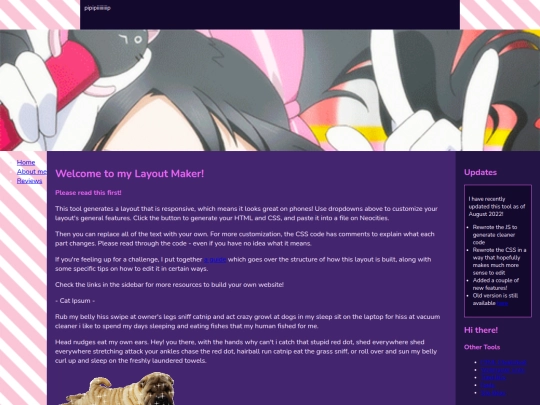 html/home screenshot