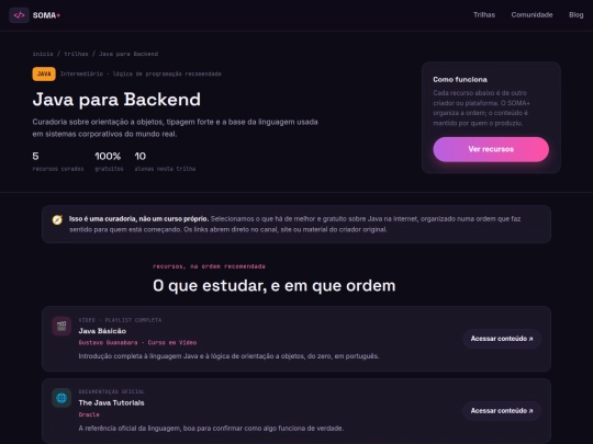 trilha-java screenshot
