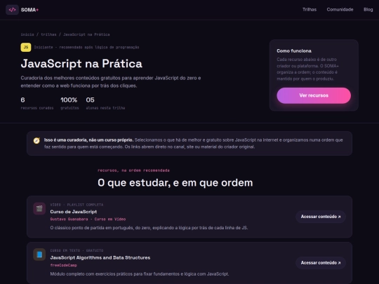 trilha-javascript screenshot