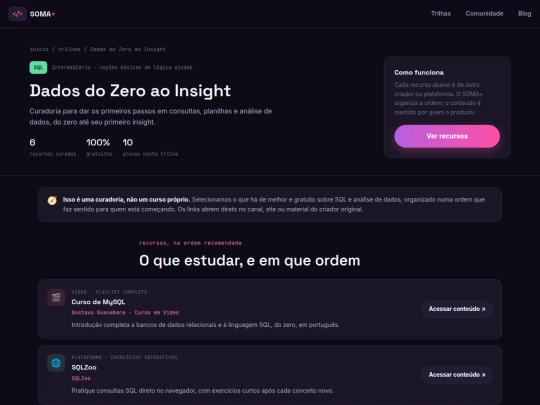trilha-sql screenshot