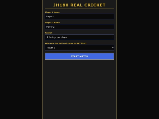 cricket screenshot