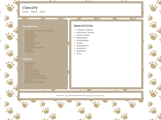 Website screenshot