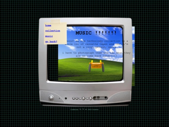old tech/music screenshot
