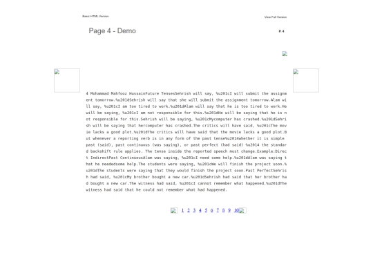 English Speaking/Reported Speech/files/basic-html/page4 screenshot