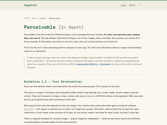 learn/perceivable screenshot