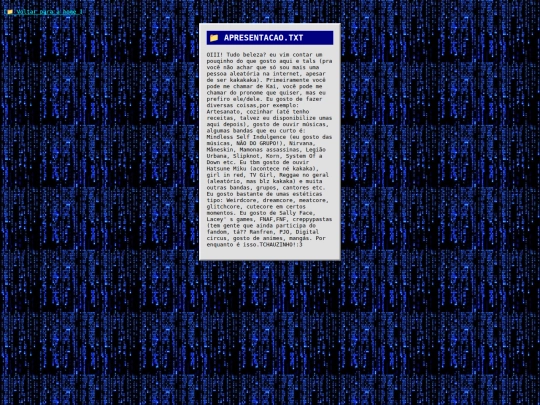 sobre screenshot
