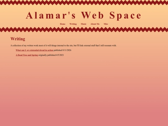 writing screenshot