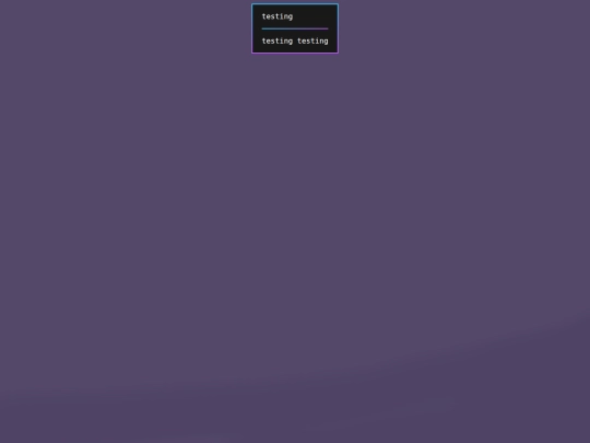 testing screenshot