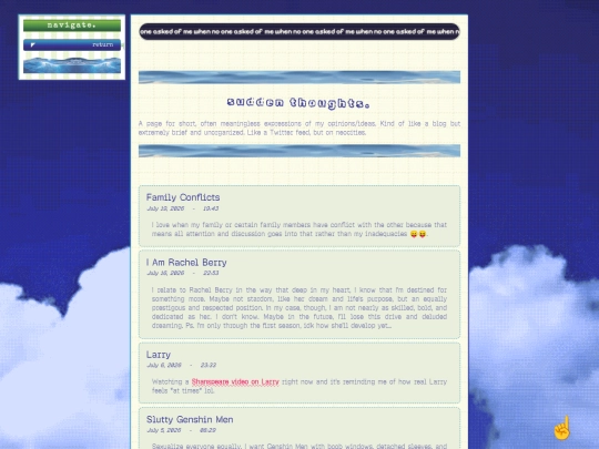 thoughts screenshot